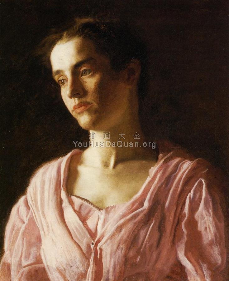 Portrait of Maud Cook - 托马斯·伊肯斯